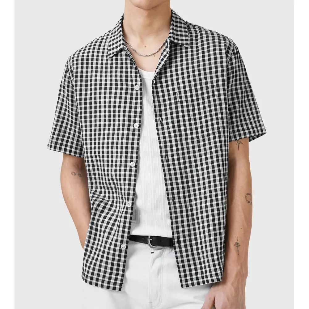 AllSaints Tawney Short Sleeve Check Shirt